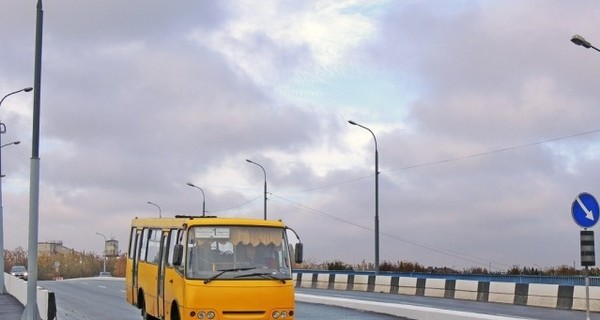 В Запорожье художник нарисовал на грязной маршрутке горный пейзаж