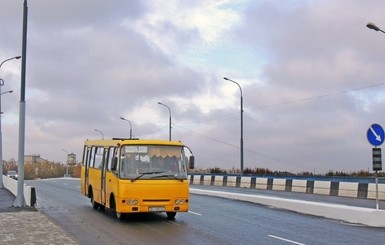 В Запорожье художник нарисовал на грязной маршрутке горный пейзаж