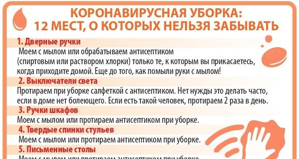 Коронавирусная уборка: 12 мест, о которых нельзя забывать