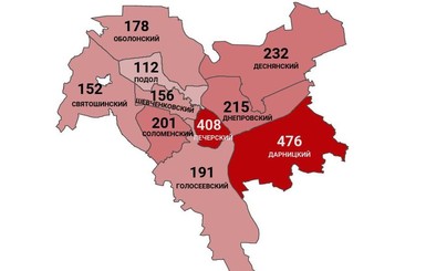 Коронавирус в Киеве по районам: заражены 2321 человек