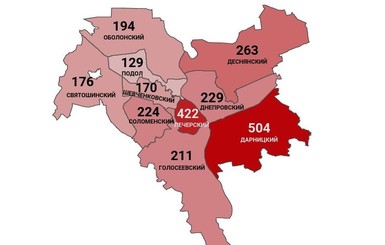 Коронавирус в Киеве по районам: заражены 2522 человек