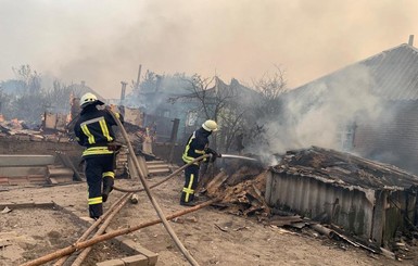 В пожаре на Луганщине пострадали 17 детей