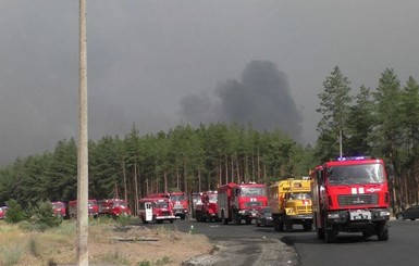 Из-за пожара на Луганщине в больницу попали  25 человек, 16 из них - дети