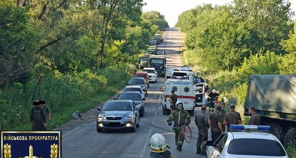 Грузовик Нацгвардии выехал на “встречку” и убил двух людей