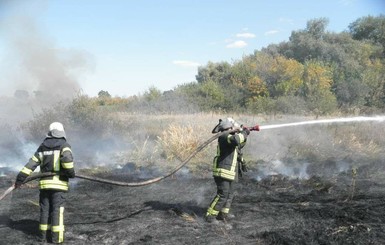 Пожары на Луганщине: спасателям удалось ликвидировать два очага возгорания