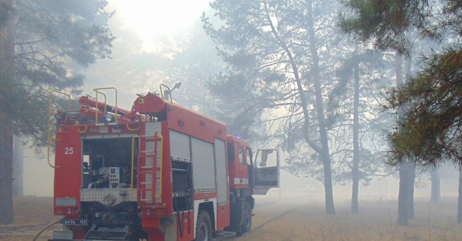 На Луганщине погасили шесть пожаров из восьми, а КПВВ 