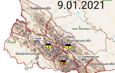 На западе Украины - гололедица, на востоке - налипание мокрого снега