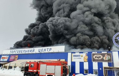 Под Николаевом - сильный пожар в 