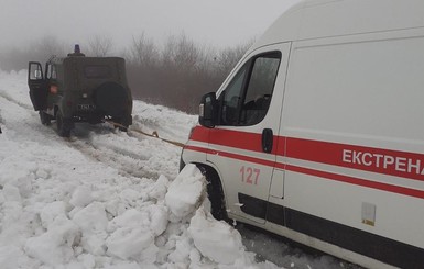 В Николаевской области машины 