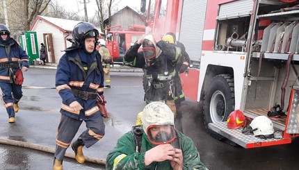 На Прикарпатье горела Долинская райбольница