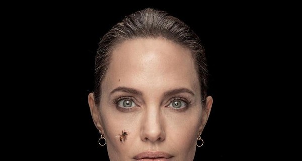 Анджелина Джоли устроила фотосессию с роем пчел для National Geographic