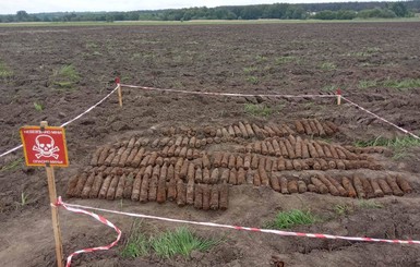 В Черкасской области подорвут 294 снаряда, мины и гранаты