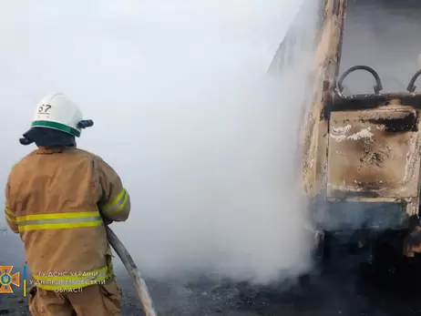 На Дніпропетровщині під час руху зайнявся автобус з пасажирами