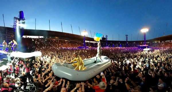 Rammstein на концерті у Швейцарії розгорнули прапор України