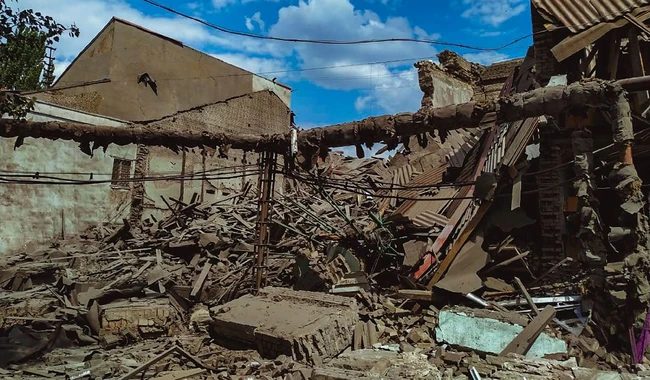 Удар по Лисичанску 17 июня