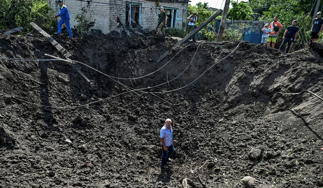 Обстріл села у Запорізькій області