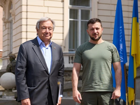 Зеленський та Гуттереш у Львові говорили про ЗАЕС, зерно та звільнення полонених