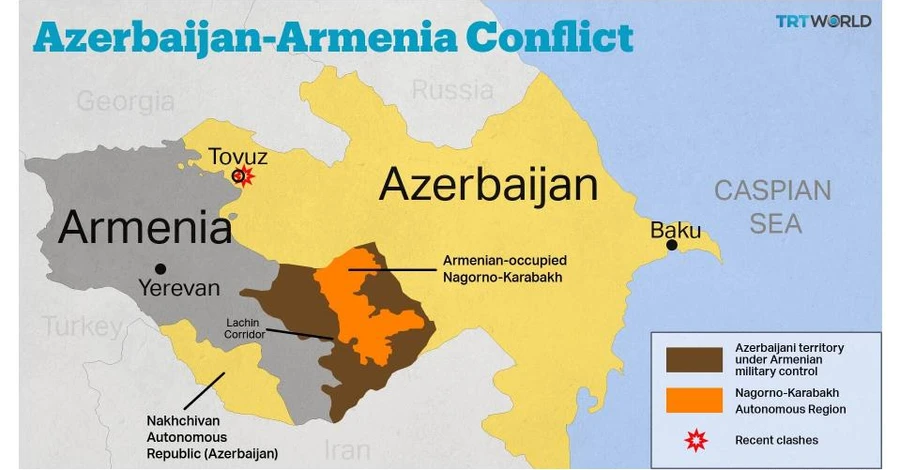 США відреагували на загострення конфлікту між Вірменію та Азербайджаном