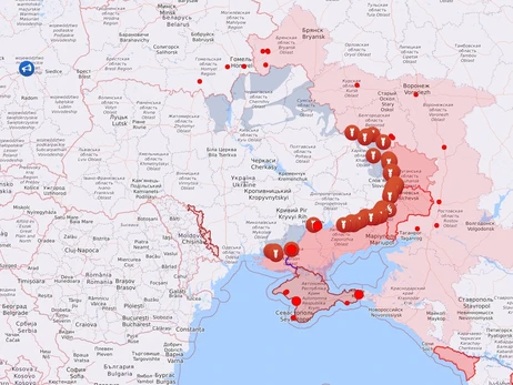 Карта бойових дій в Україні: 22.11.2022