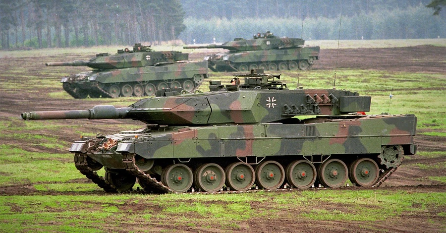 Украинские бойцы произвели первый выстрел из танка Leopard 2A6