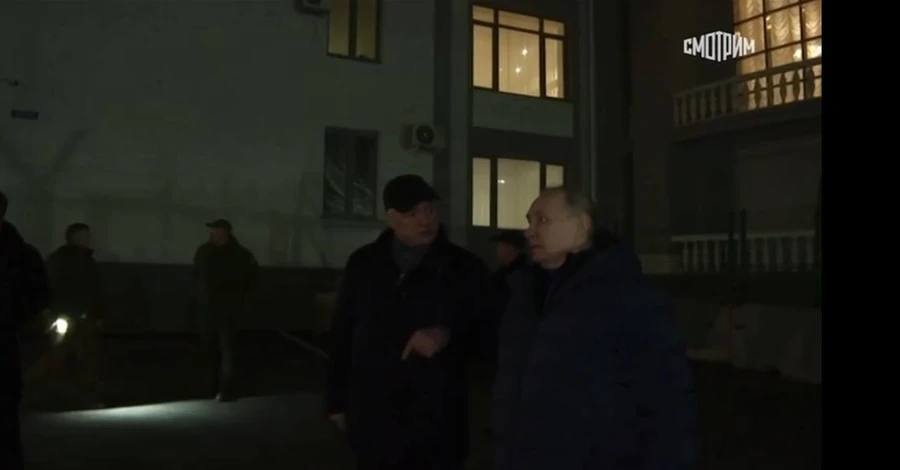 Путин под покровом ночи приехал в оккупированный Мариуполь