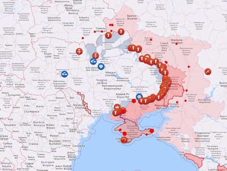 Карта бойових дій в Україні: 23.03.2023