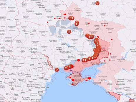 Карта бойових дій в Україні: 27.03.2023