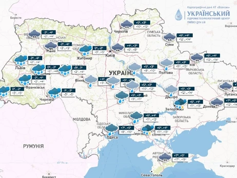 Погода в Україні 4 квітня: на заході - сніг, на півдні - гроза