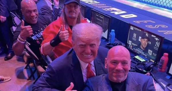 Трамп пришел на турнир UFC в Майами через несколько дней после предъявления обвинения