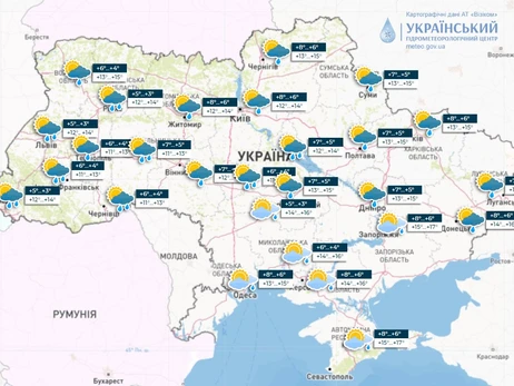 Погода в Україні 10 квітня: тепло та з дощами