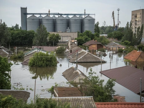 В Херсонской области, затопленной после подрыва Каховской ГЭС, за ночь вода упала на 20 см