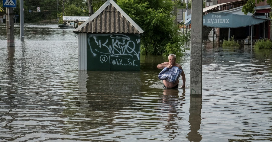 На Херсонщине уровень воды снизился до 4 м 19 см через пять дней после подрыва ГЭС