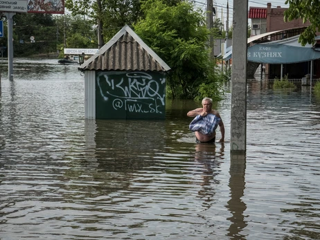 На Херсонщине уровень воды снизился до 4 м 19 см через пять дней после подрыва ГЭС