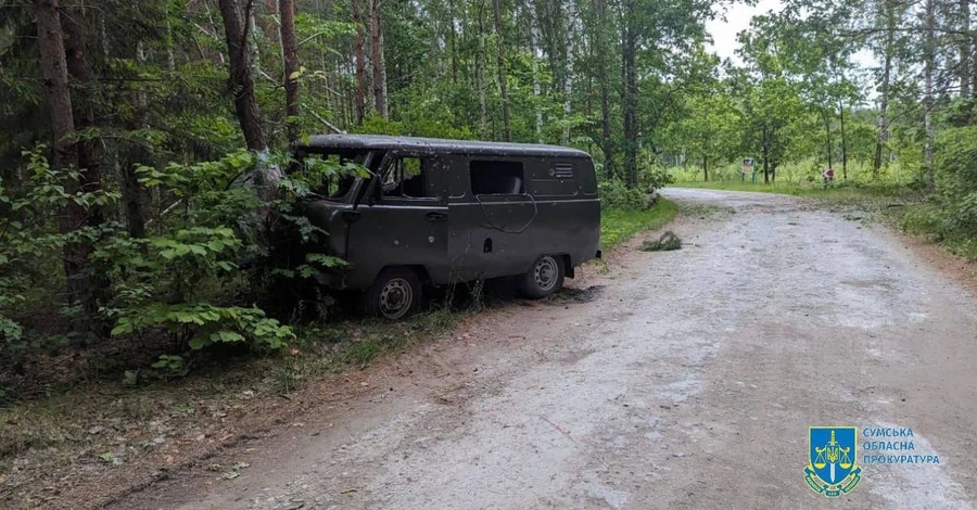 Россияне на Сумщине обстреляли автомобиль с лесничими, 6 человек погибли