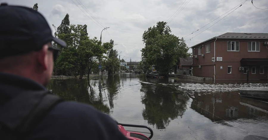 На правобережье Херсонщины вода отступила от 32 городов и сел