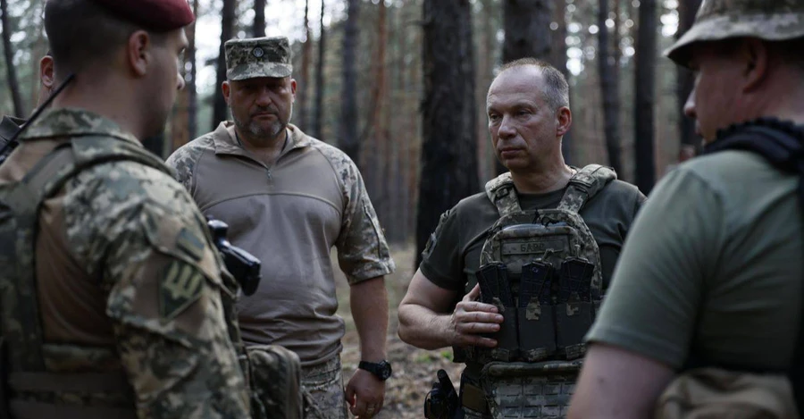 Сирський відвідав бійців на Куп'янському та Лиманському напрямках - обговорили подальше просування