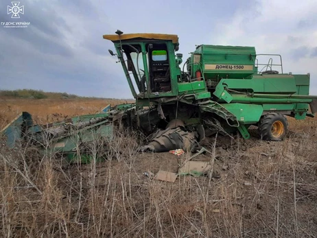 На Миколаївщині на вибухівці підірвався комбайн, є травмовані