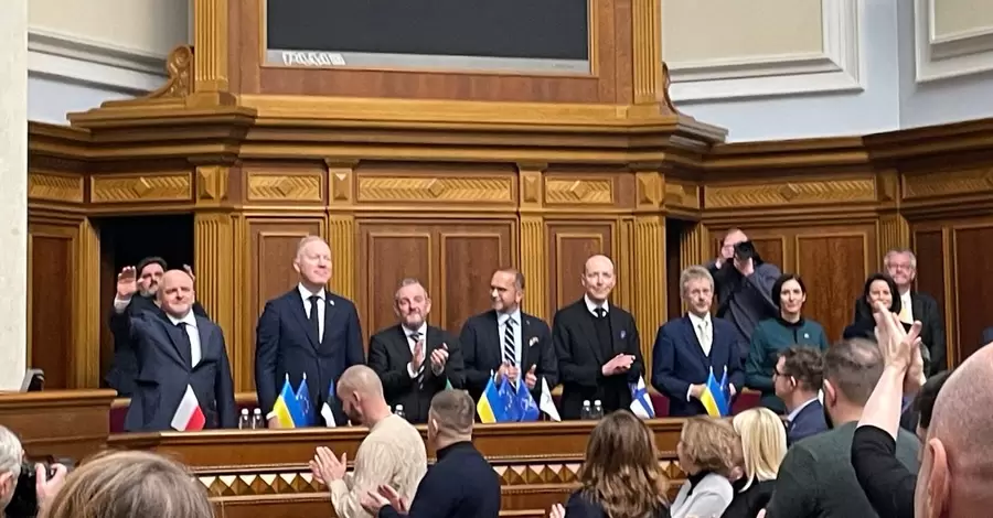 У Верховній Раді виступили спікери парламентів Польщі, Бельгії та Фінляндії