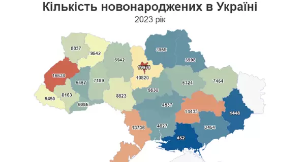 В 2023 году рождаемость в Украине упала почти на треть