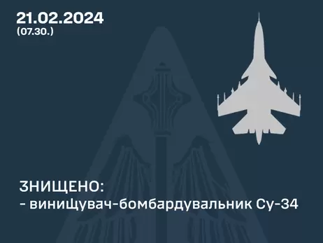 ВСУ уничтожили российский истребитель-бомбардировщик Су-34