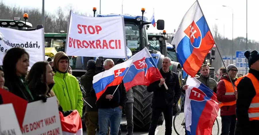 Фермери з низки країн ЄС влаштували протести вздовж чеських кордонів, заблокувавши КПП