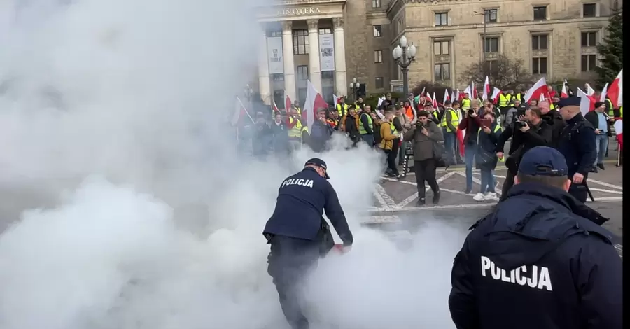 У Варшаві фермери вийшли на акцію протесту 