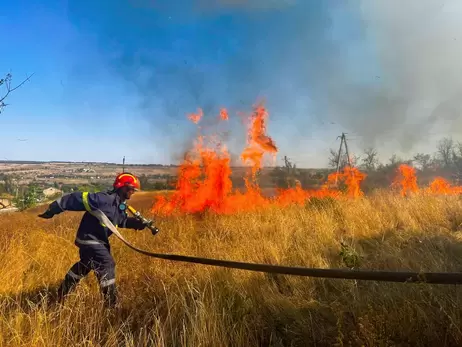 Підпал сухостою під час війни дорівнює диверсії