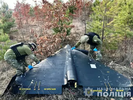 У лісі на Вінниччині чорний “шахед” знайшли майже в цілому стані