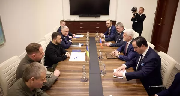 Зеленский в Вильнюсе встретился с президентами Литвы, Латвии, Чехии и Румынии
