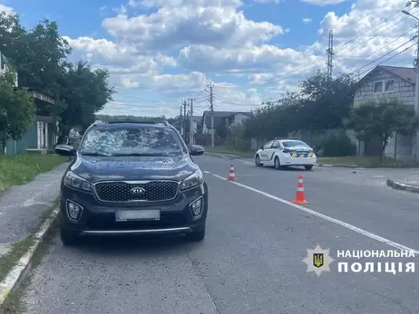 У Бучі невідомий підірвав гранату через відмову водія везти його до кордону