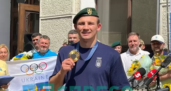 Олимпийский чемпион Хижняк вернулся в Украину и посвятил свою медаль всем согражданам 