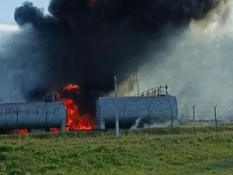 У Бєлгородській області палають цистерни з паливом, а у Воронезькій дві доби детонують боєприпаси