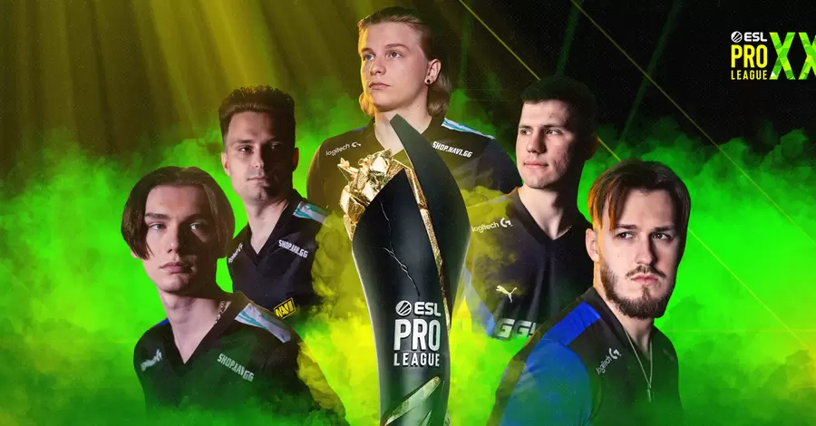 Украинская команда NAVI выиграла престижный турнир ESL Pro League Season 20