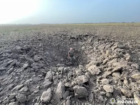 В поле на Николаевщине нашли 300-килограммовую российскую ракету, которая упала и не сдетонировала